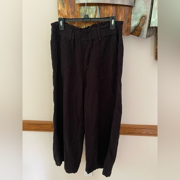 Blank NYC Pants - Blank NYC Women Black Rayon Casual Crop Pants Size large